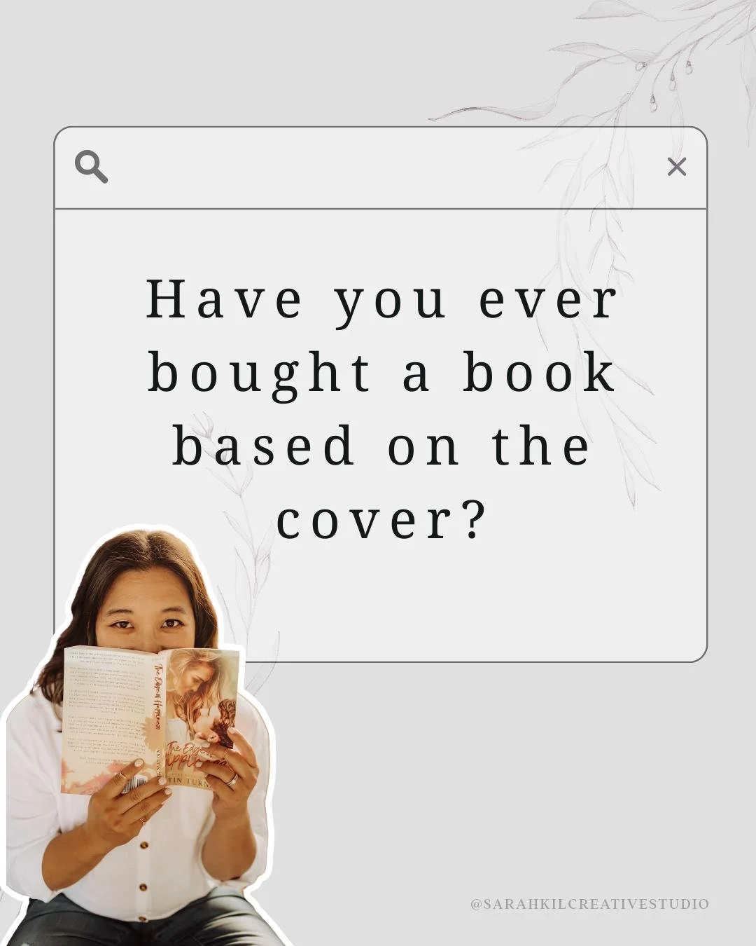 QOTD: Have you ever bought a book based on the cover?

&bull; Romance Readers &bull;  Bookish Post &bull; Romance Books 

#bookstagirls #romancereaders #favoritereads #bookaddict #sarahkilcreativestudio #bookishfriends #bookobsessed