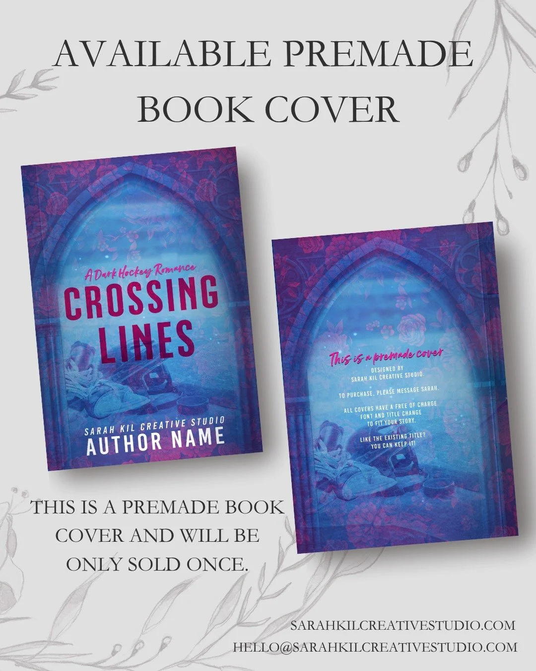 Day 20: Sports

Premade: Crossing Lines
Status: AVAILABLE

DM or comment below to claim if interested 🤍

Premade comes with 1 full wrap, ebook files &amp; title PNG. Title, Author Name, and Tagline (if available) can be updated once purchased. Add o