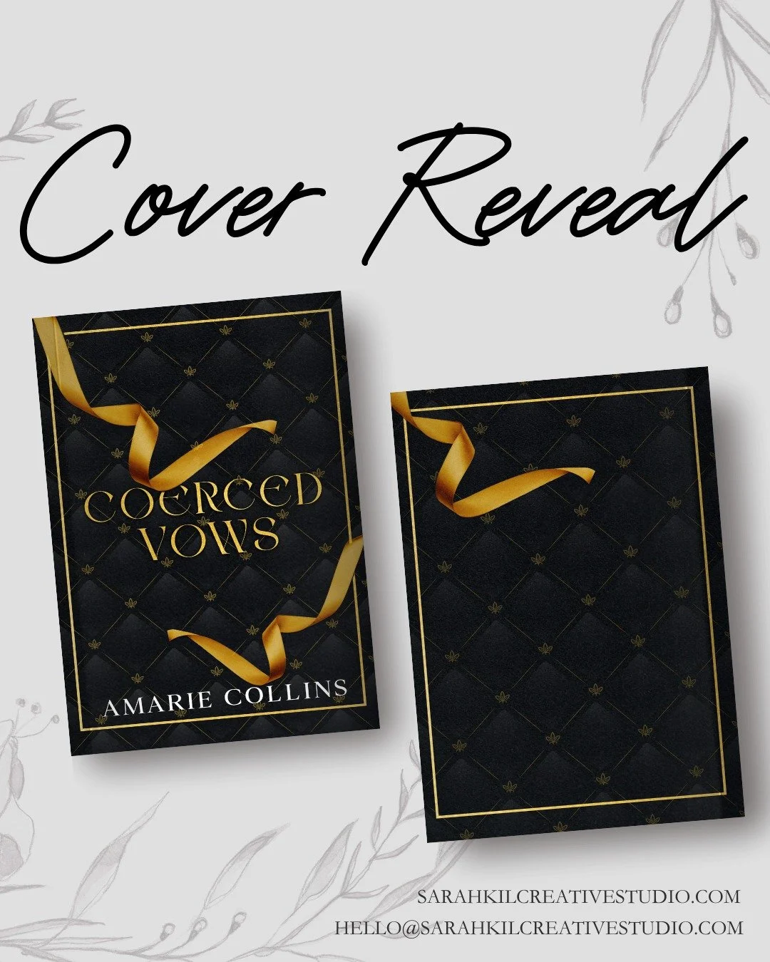 Happy Cover Reveal @author.amariecollins 
 
📖 COERCED VOWS

💵 BILLIONAIRE
📎 BOSS/EMPLOYEE
👫🏻 AGE GAP
👩🏻&zwj;🍼SINGLE MOTHER
💍 FORCED MARRIAGE
🖤 MORALLY GREY MMC
🔐 CLOSE PROXIMITY

Releasing 02.17.2026

Read for free in KindleUnlimited