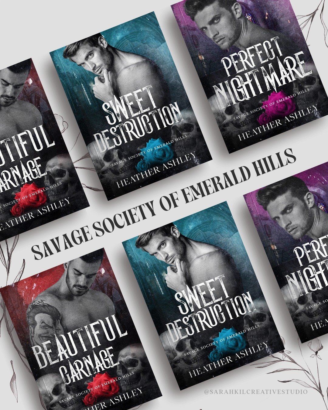 For Dark Forbidden Romance Book Lovers

Check out Savage Society of Emerald Hills Series by Heather Ashley

#sarahkilcreativestudio 

book covers, book cover designer, graphic designer, book cover, pretty book covers, booksta, romance covers, graphic
