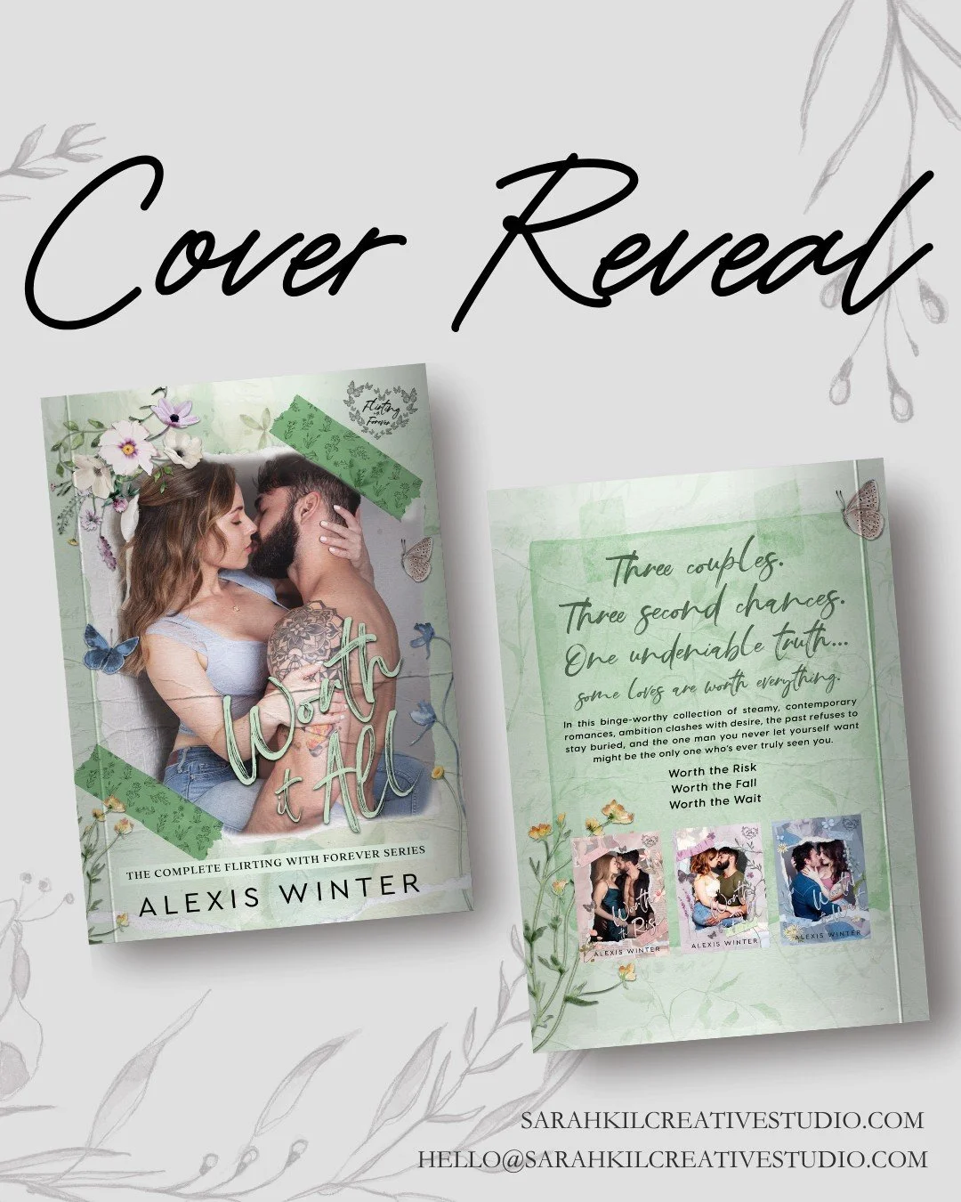 Happy Cover Reveal @alexiswinterauthor 💚

🚨 Website Only Sale 🚨

The complete Flirting With Forever Collection is now available on her website! If you buy the complete paperback collection you get the ebook collection for FREE.

https://www.alexis