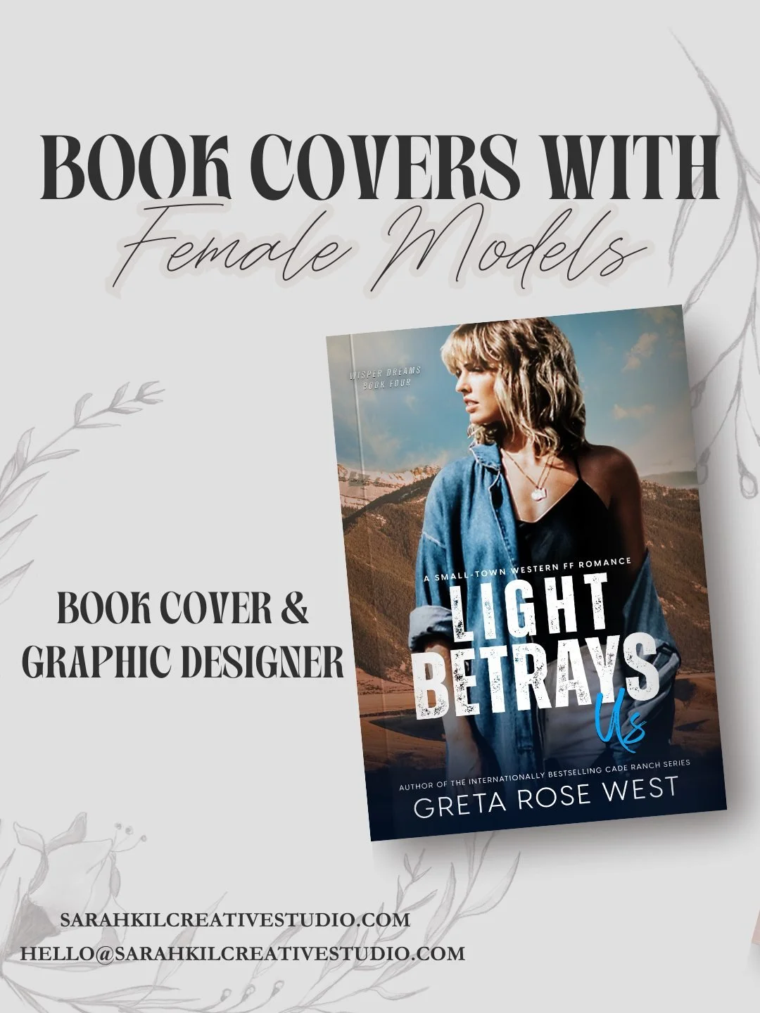 Book covers with female models are so underrated! 

What is your favorite female-led book cover? 

book cover designer | book covers | booksta | romance books | romance readers | pretty book covers | graphic designer | book cover designs | sarah kil 