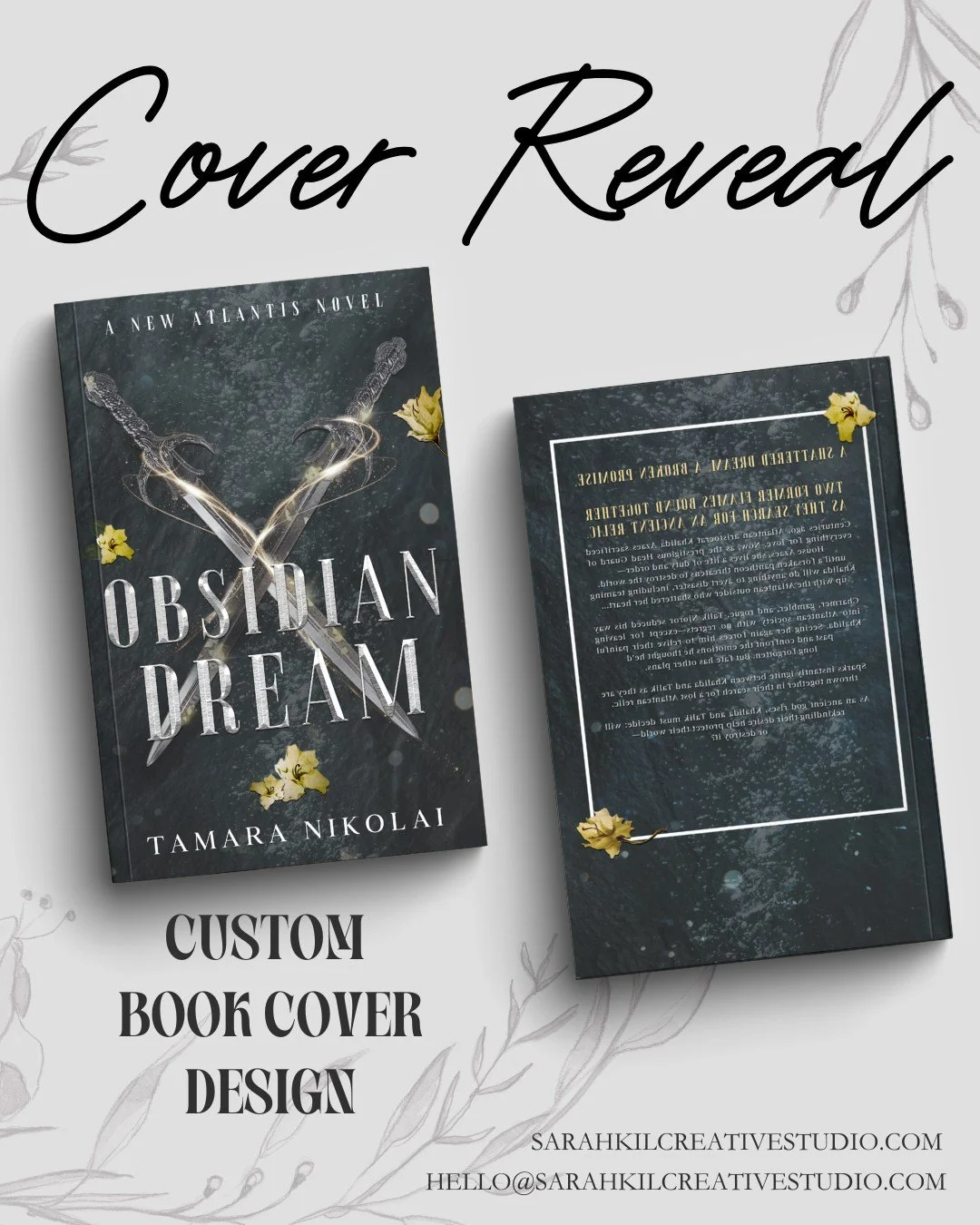 Happy Cover Reveal @tamaranikolaiwriter 

Obsidian Dream is now out in print, on #kindleunlimited and on Amazon

💕Second chance romance ❤️&zwj;🔥 fighting as foreplay 🔥banter 💋tension

#paranormalromance #romancebook #newatlantis #bookworm
