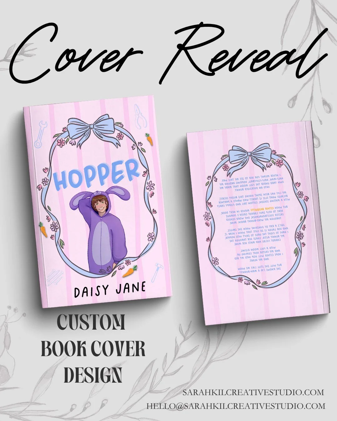 Hopper by Daisy Jane @authordaisyjane 

Now Live! 
Amazon Link: www.amazon.com/dp/B0GR1P5H73

Cover design by Sarah Kil
Illustrations by Clarice Carvalho

Jack Hopper

I never meant for her to see me this way, half-man, half-fluffball, hopping around