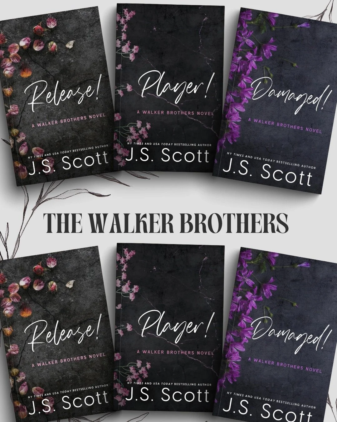 The Walker Brothers is steamy fairy tale billionaire romance 

Check out The Walker Brothers by J.S. Scott

book covers | book cover designer | graphic designer | book cover | pretty book covers | booksta | romance covers | graphic designer | small t