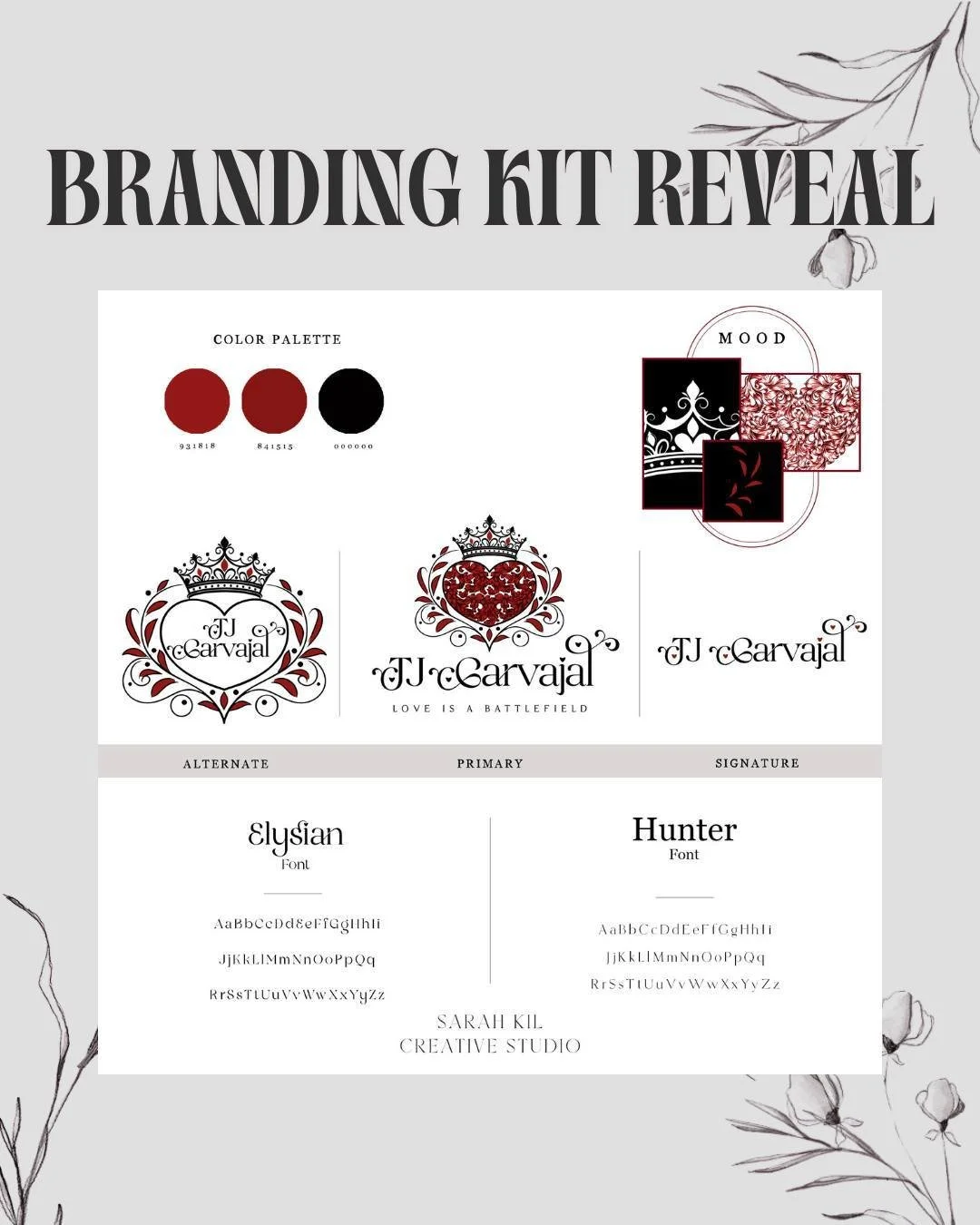 Branding Kit Reveal for TJ Carvajal
