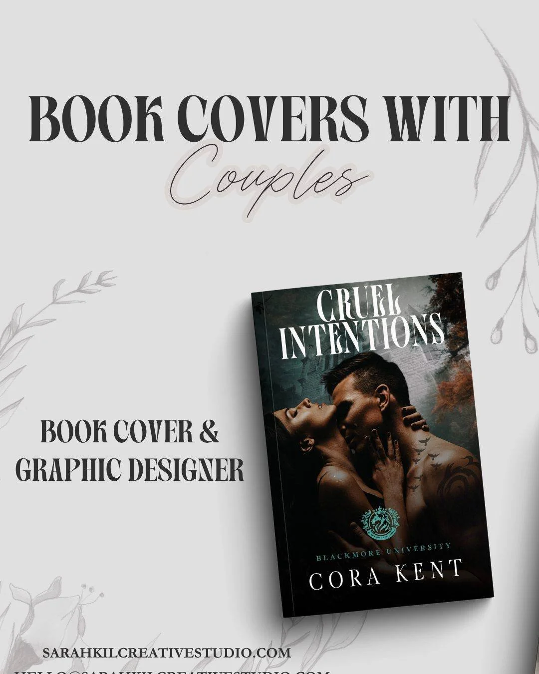 Romance Book covers with Couple Models. Check out a few of my favorite couple model romance book covers I got to design 📖
