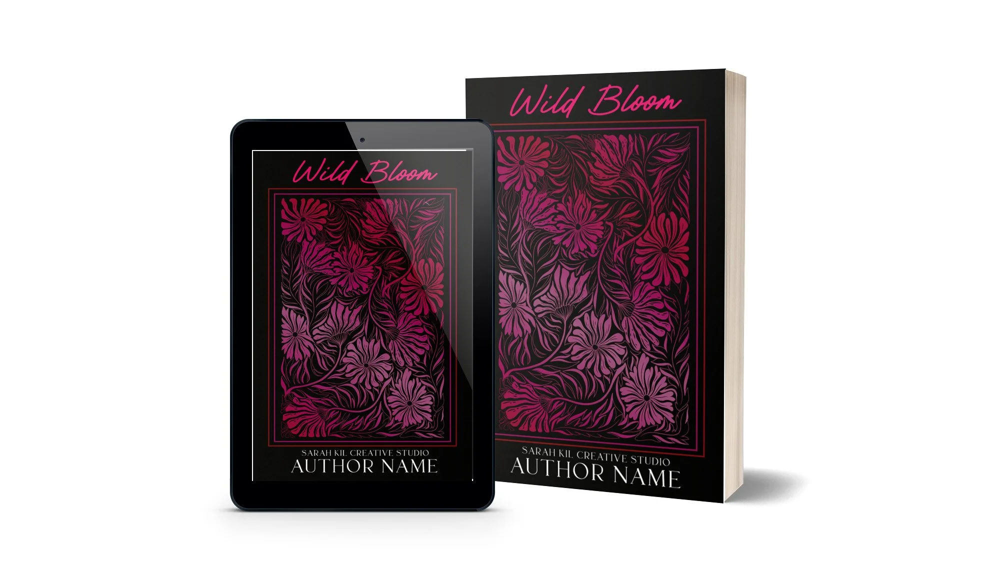 Wild Bloom Premade Cover