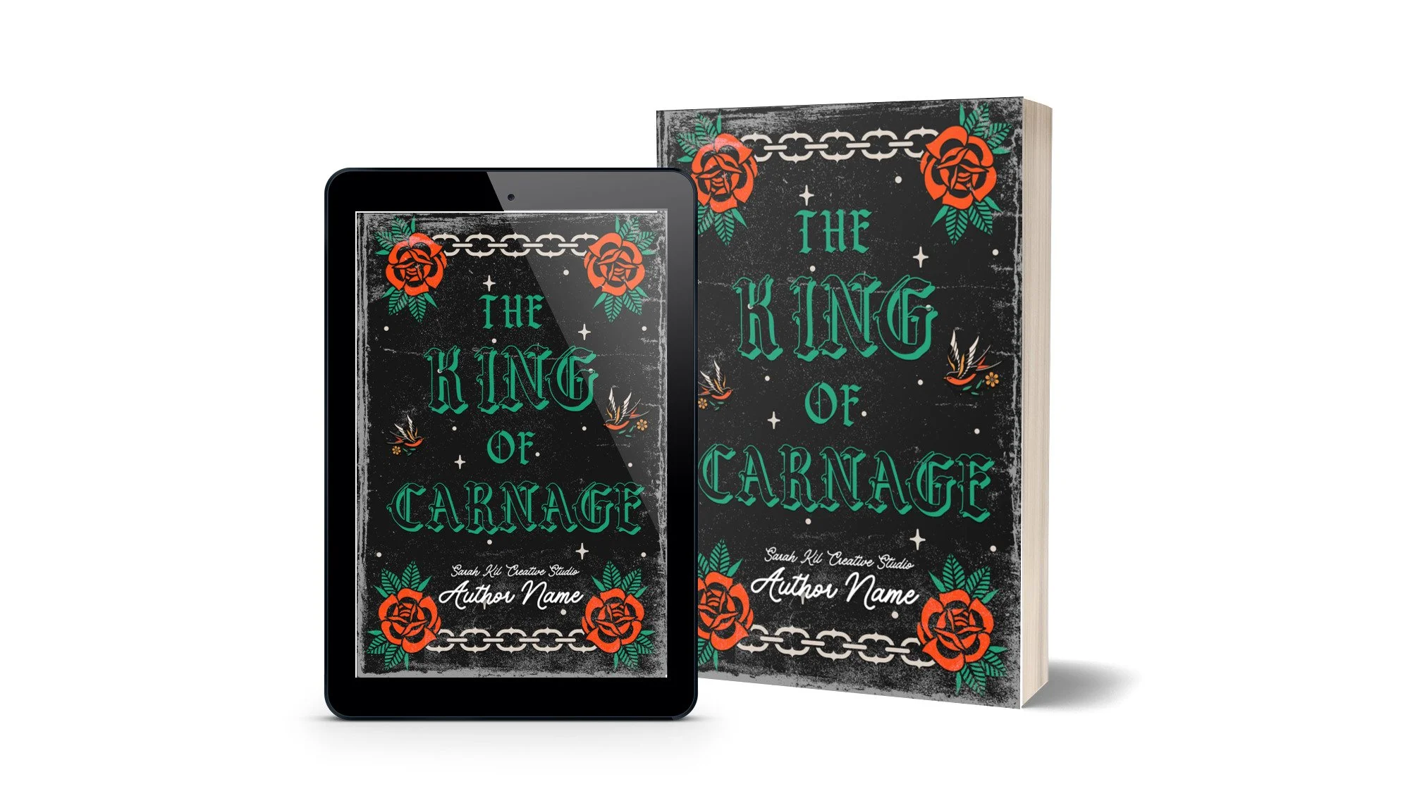 The King of Carnage Premade Cover