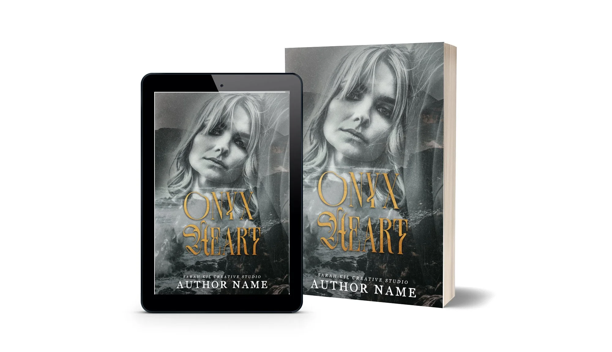 Onyx Heart Premade Cover