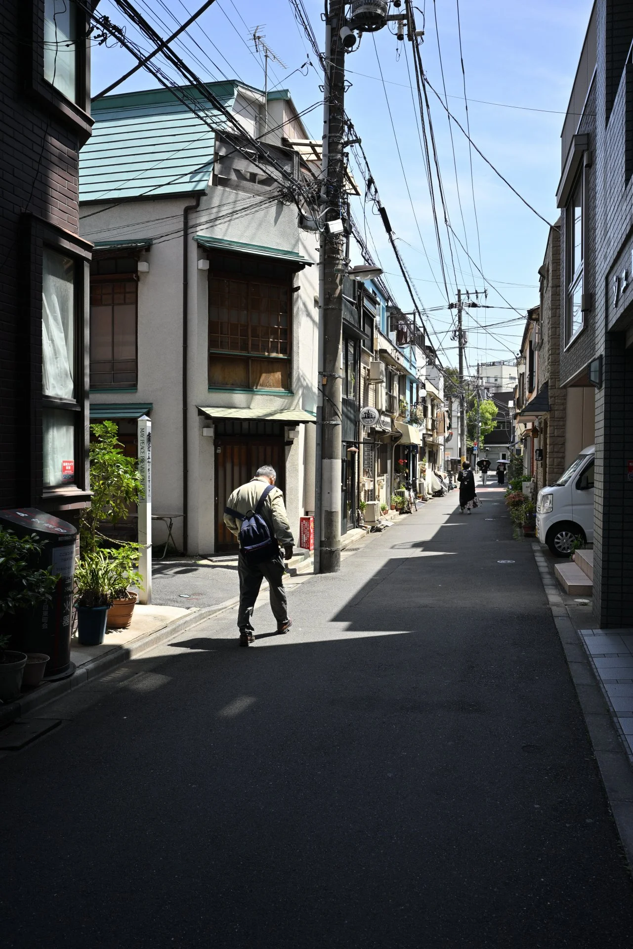 Nezu district Tokyo.  Just a quiet Sunday stroll through a local neighborhood.