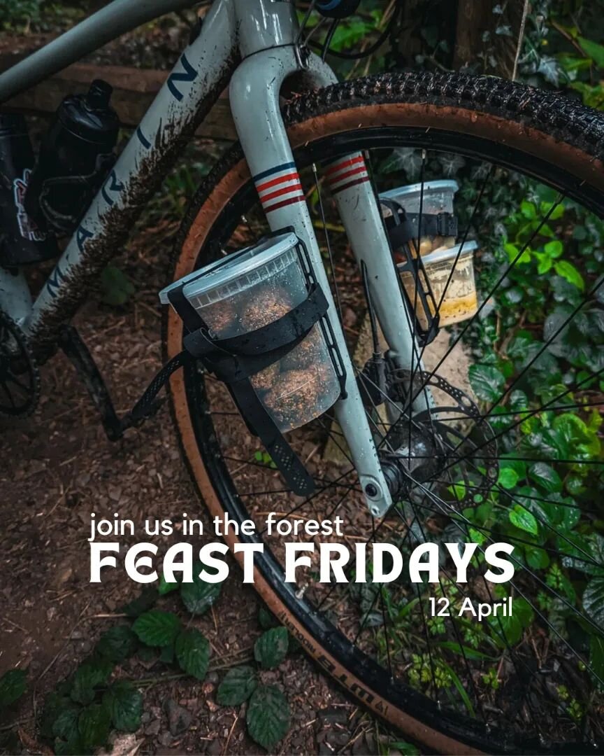 Feast Fridays, we only run this once a quarter so get it in your diaries. After some beautiful winter evenings of food in the forest, we're pretty excited about the clocks changing ahead of the April date!

Joining the magic is simple:
✨ Prep some fo