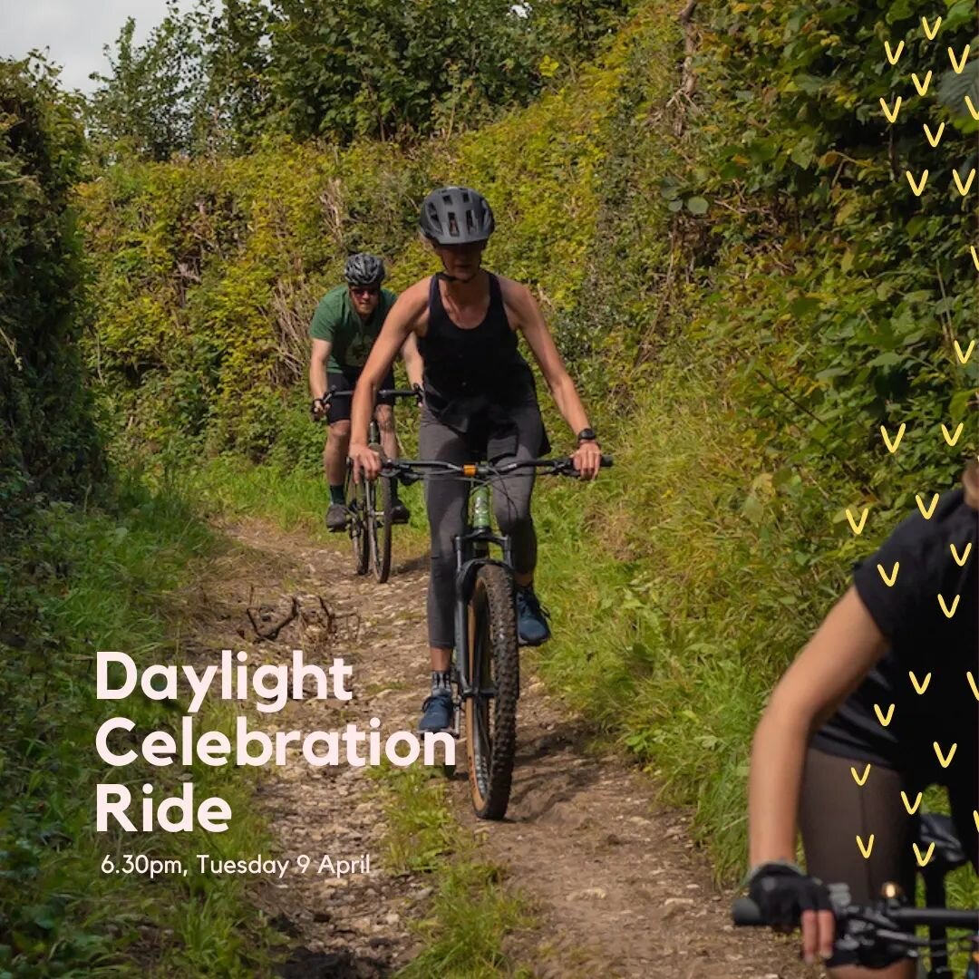 The route for our Daylight Celebration Ride is now in our bio.

While we can promise extra light to ride by...we can't guarantee summer conditions. 🥴

We're heading south for 35km of mixed terrain goodness and a solid 470m of climbing. This time we'