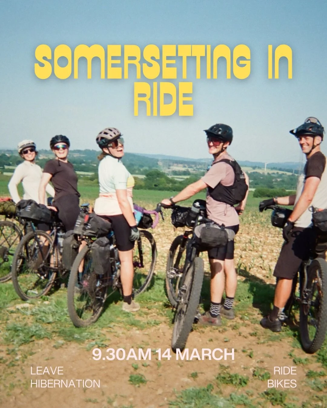 Get this one in your diary!

It&rsquo;s time to officially leave hibernation and get back to what we do best: riding bikes while questioning our fitness levels on the first climb. 

We&rsquo;re heading out of Bristol for some mixed-terrain loveliness