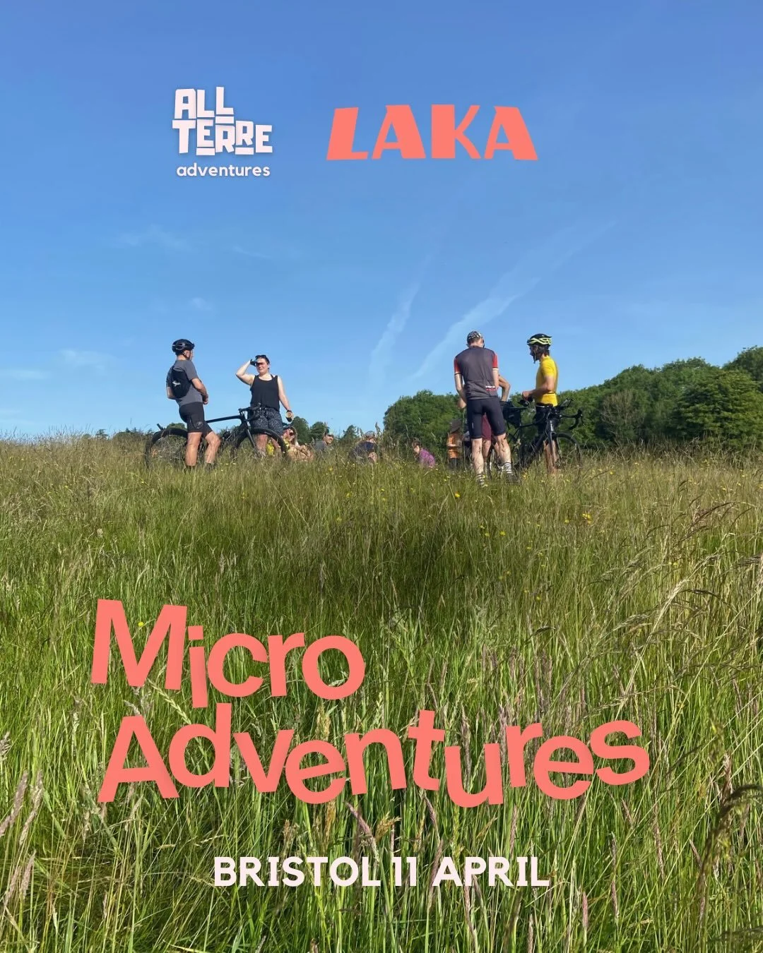 Next Saturday (11 April) join us and @lakahq for coffee, snacks and bikes!

We&rsquo;ve made two routes of gravelly goodness and @lakahq are supplying the treats. 

Just a handful of free tickets left! We&rsquo;ll be sending the route out on Wednesda