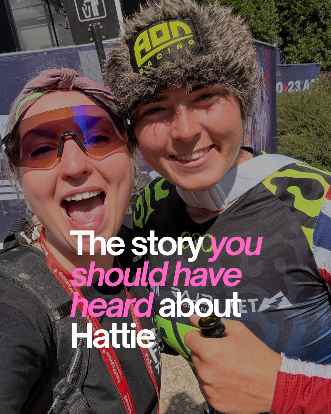 Hattie Harnden, 21 Monster cans and mountain biking at its best