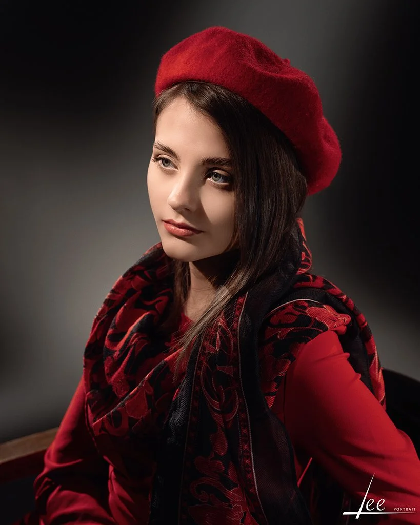 Barevný portrét ženy