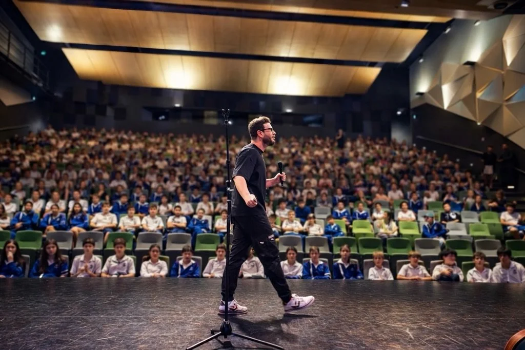 What a week.

Filming production for our new @encountercourses program for educators, time in schools across Victoria, and wrapping up the final song with @_loudaniels for my new album.

Grateful for the pace, the people, and the purpose behind it al