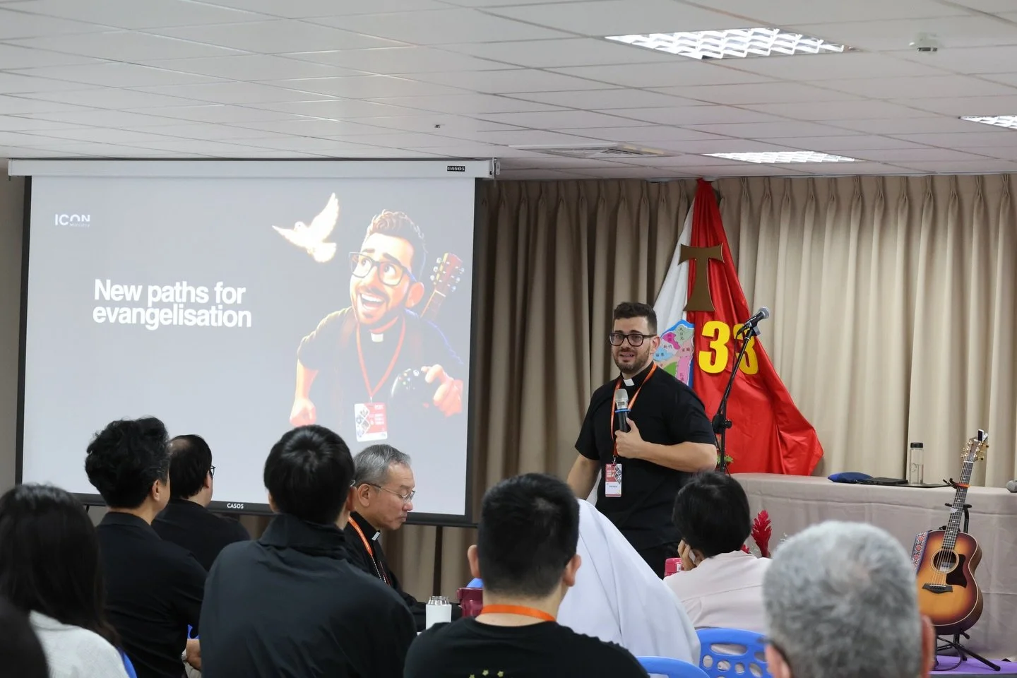 Three days in Taiwan 🇹🇼 

Catholics here make up about one percent of the population, yet the faith is alive, strong, and full of courage.

I got to address bishops and leaders from across the country, then a full day with young people in Taipei, s