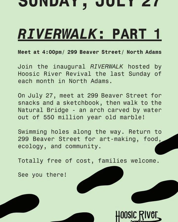 Join us tomorrow for Riverwalk: Part 1
