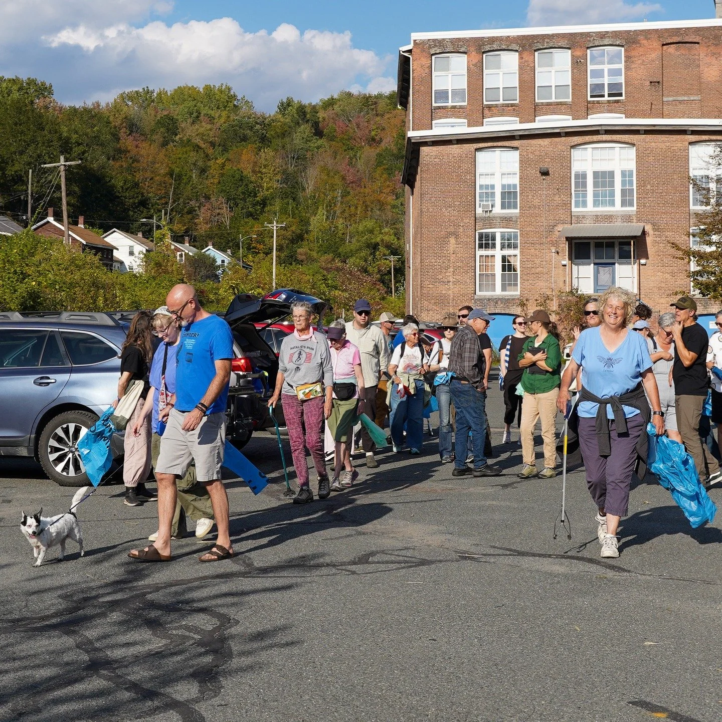 Looking back on September’s RiverWalk- thank you to everyone who made it such a special afternoon!
Join us for our final RiverWalk of the season this Saturday, October 25, from 2-4pm. Meet behind Big Y in the Holden Street parking lot to pick