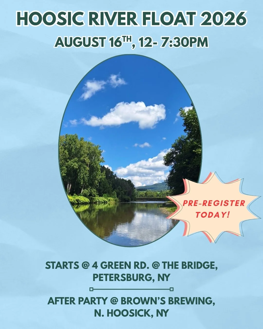 Hoosic River Float