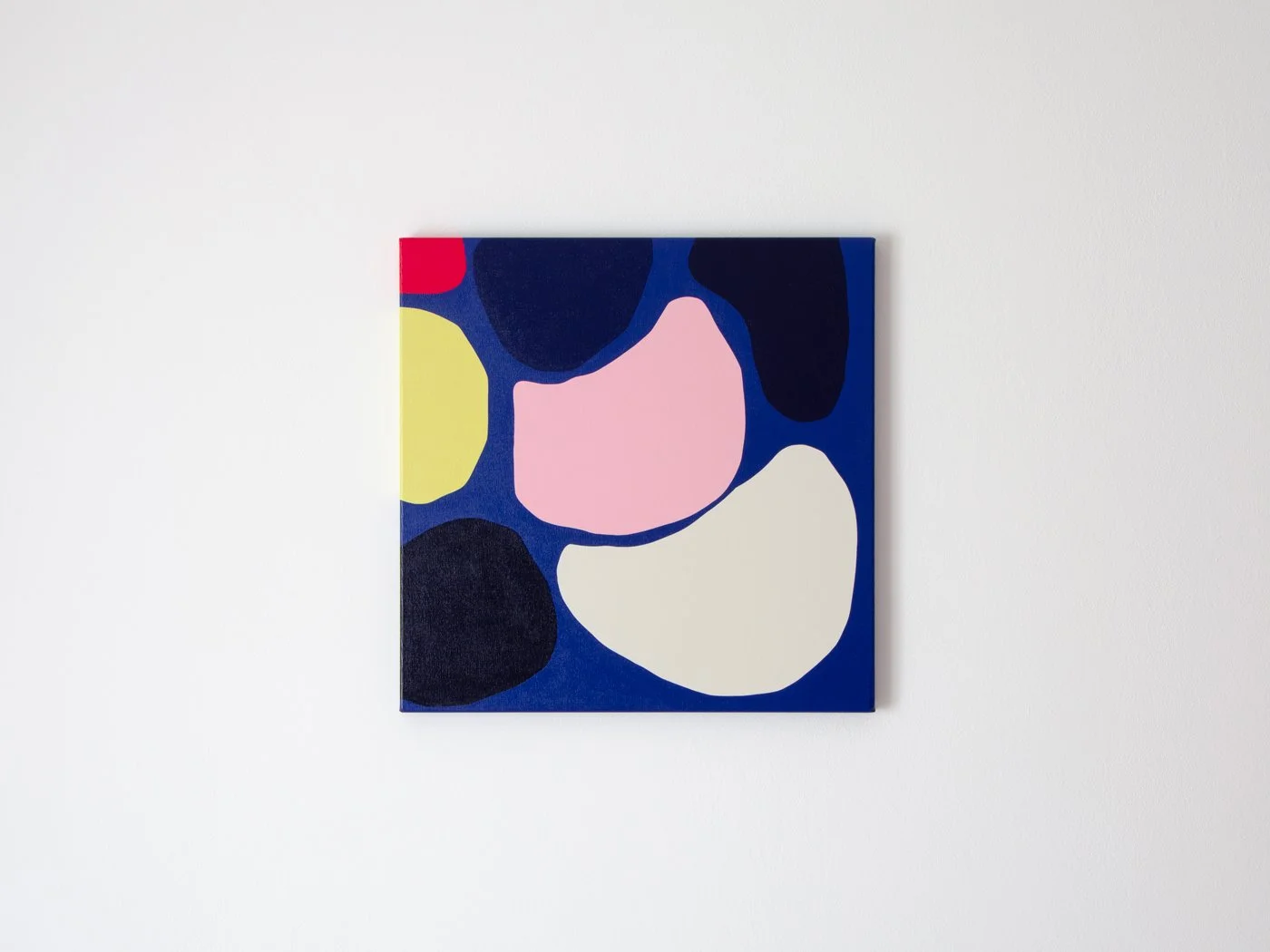 Kristina Nuleši, Apart No. 2, 2025, acrylic on canvas, 50 x 50 x 2 cm