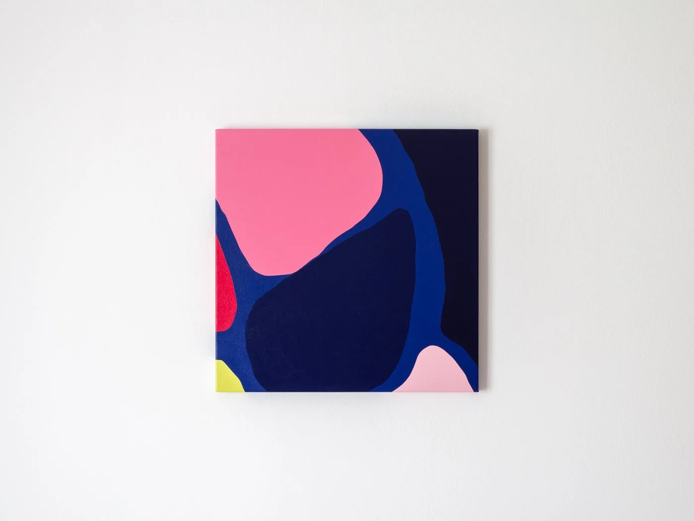 Kristina Nuleši, Apart No. 3, 2025, acrylic on canvas, 50 x 50 x 2 cm