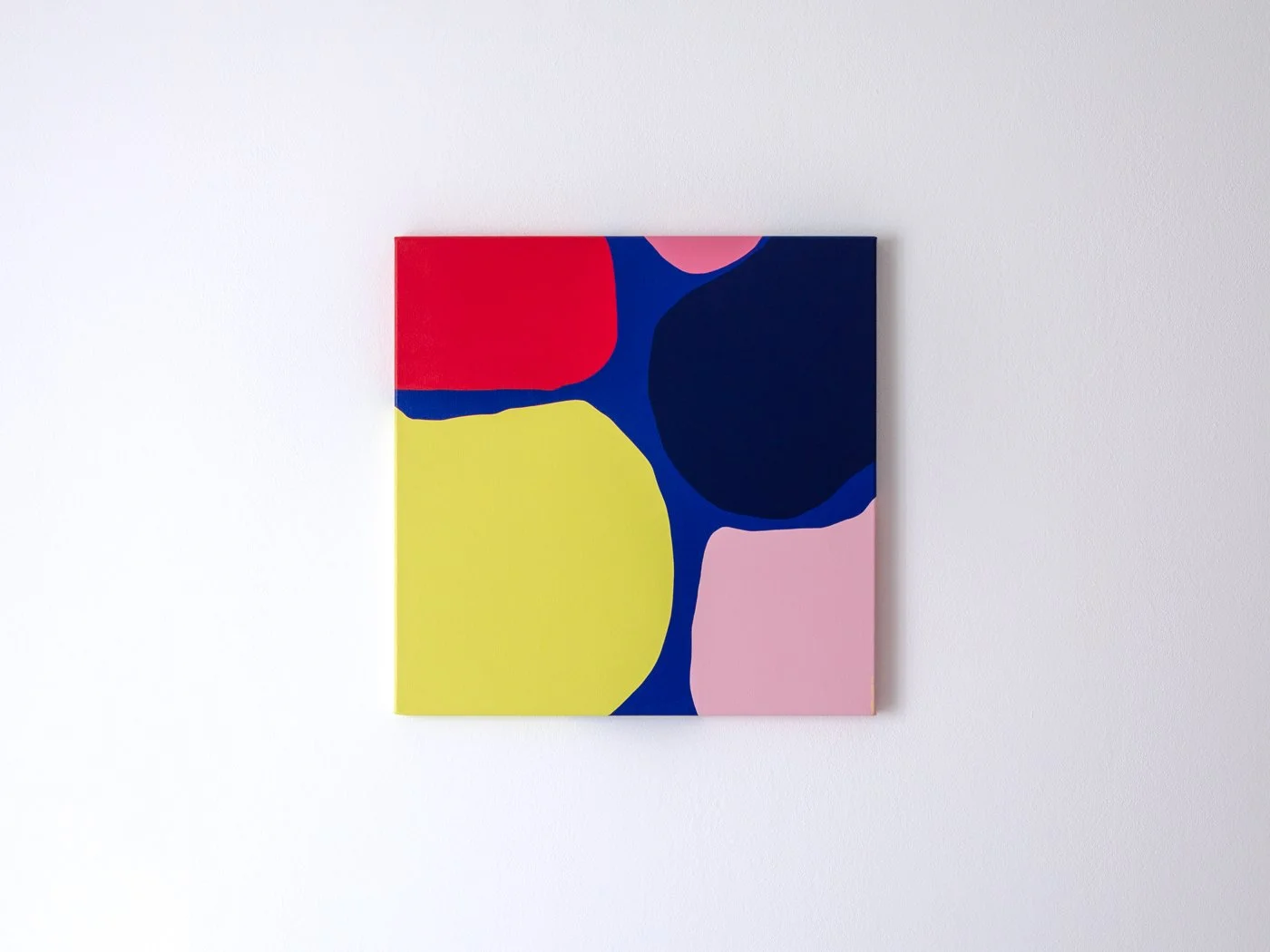 Kristina Nuleši, Apart No. 9, 2025, acrylic on canvas, 50 x 50 x 2 cm