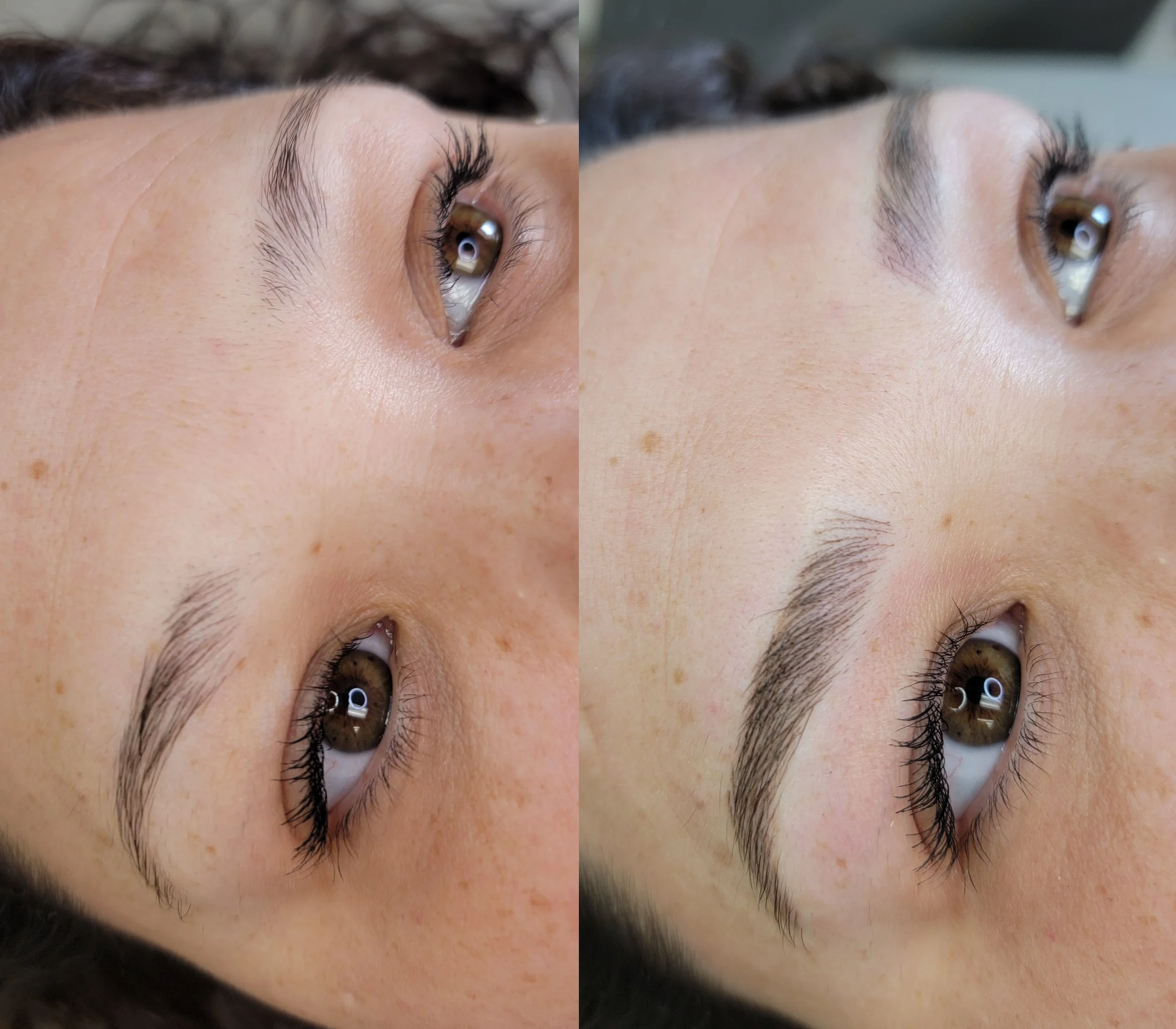 hairstroke nano brow esthetic lines