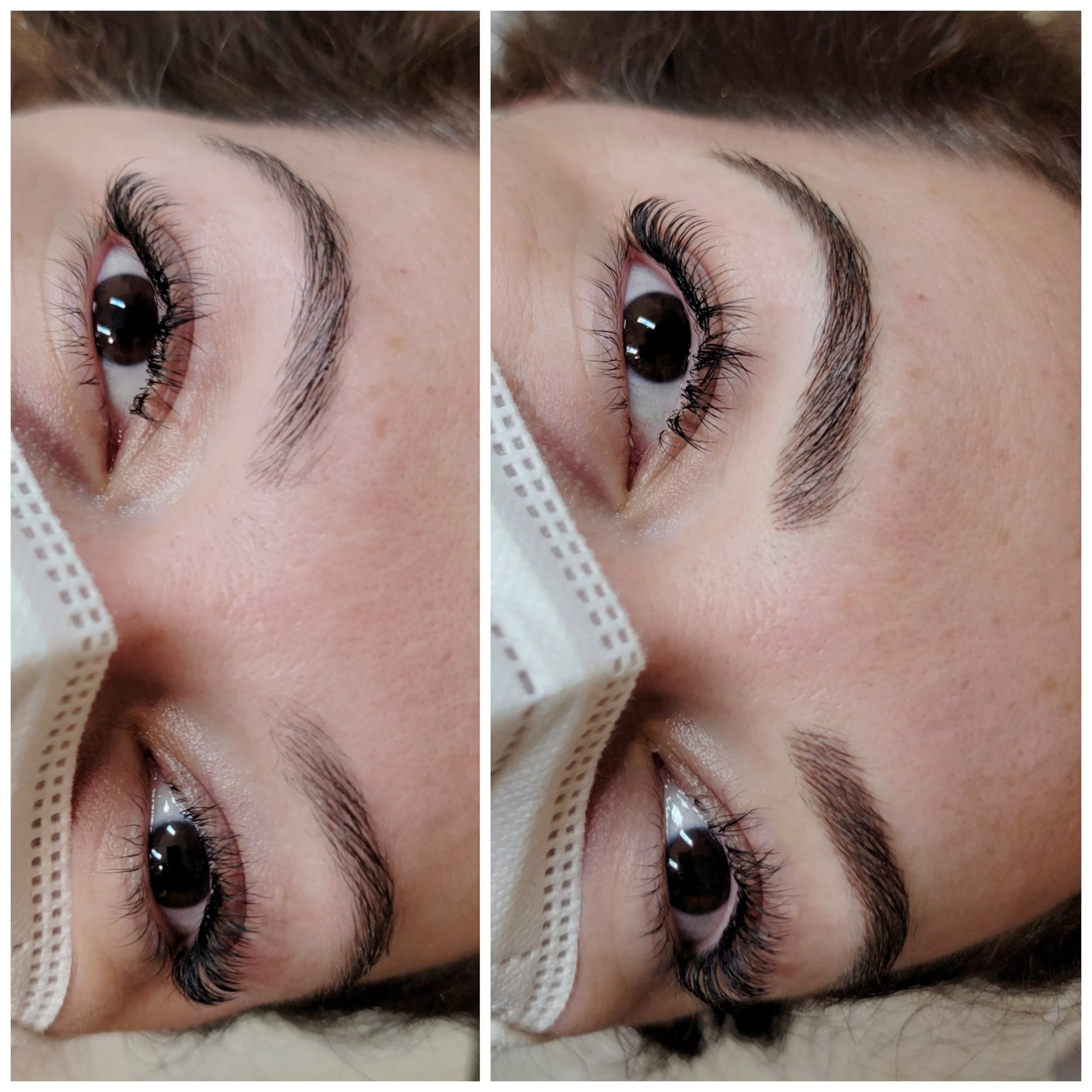 black hairstrokes natural eyebrows Naples Florida