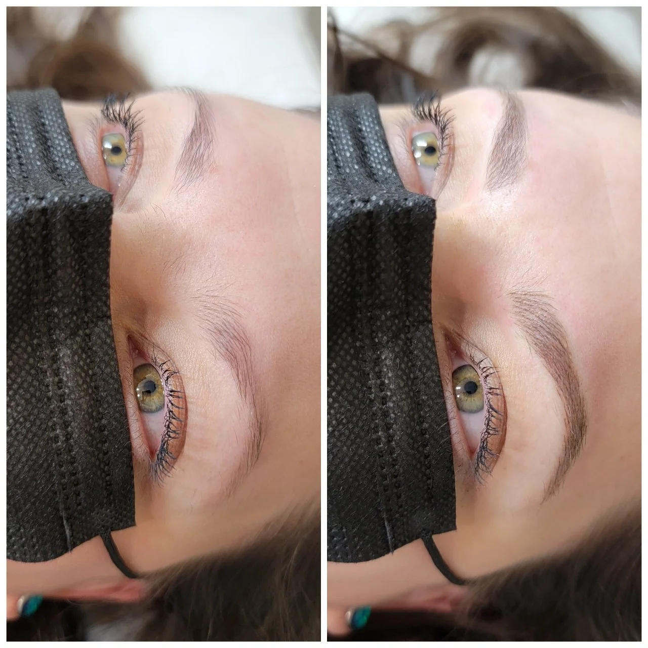 taupe natural fluffy eyebrows naples