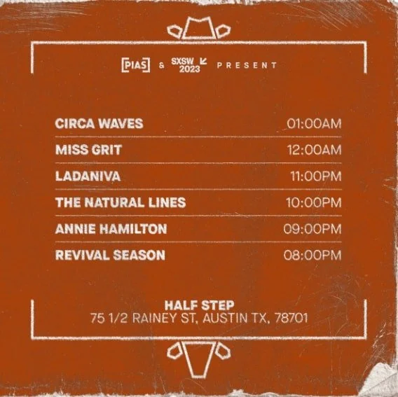 PIAS Announce SXSW Label Showcase on March 15th