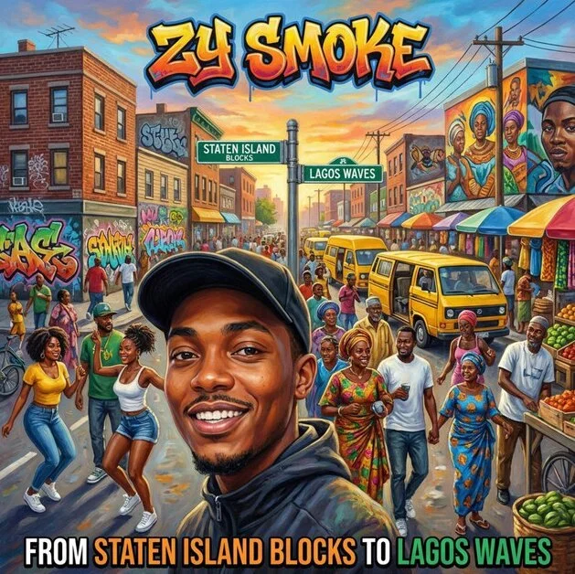 Listen to "FROM STATEN ISLAND BLOCKS TO LAGOS WAVES" by Zy Smoke