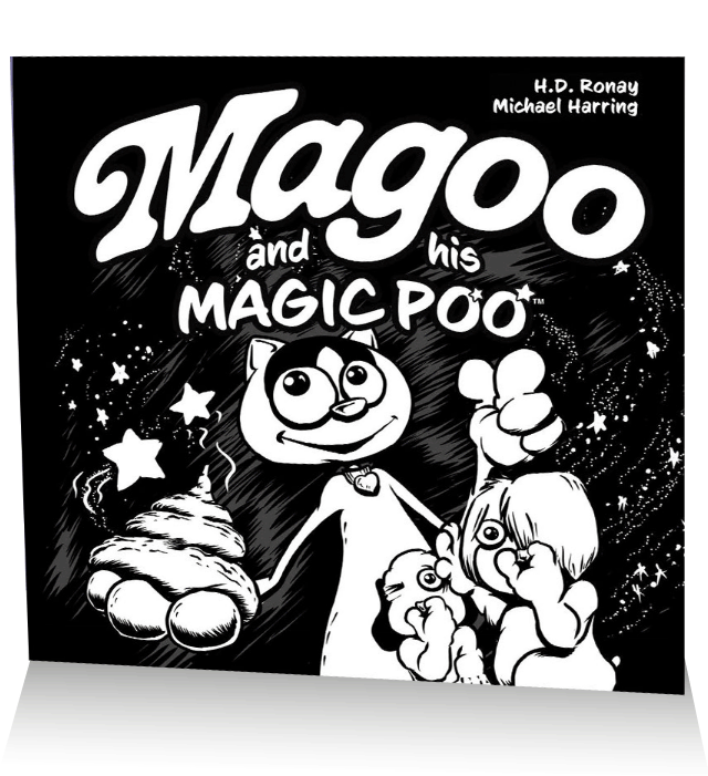Cover of the children’s book Magoo and His Magic Poo, a funny kindness story teaching empathy and helping others.