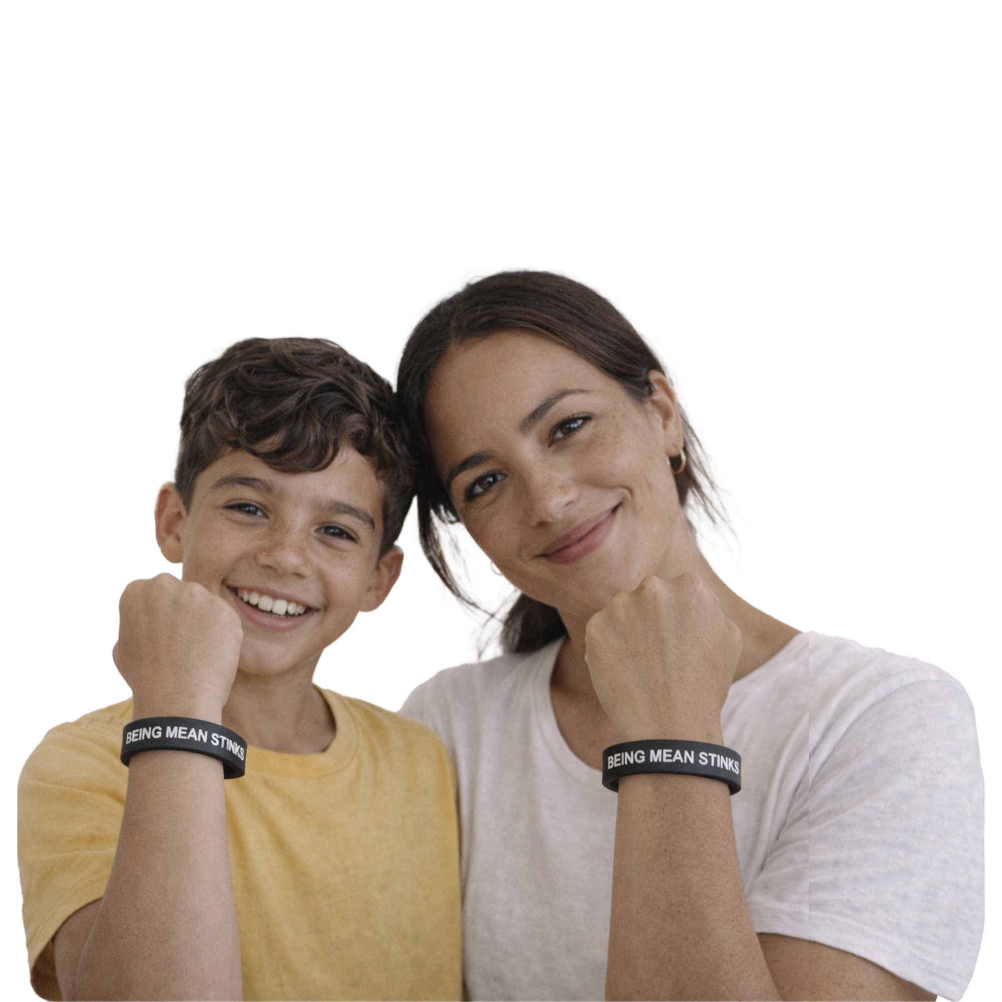 Being Mean Stinks Bracelet - Mom and Son.png