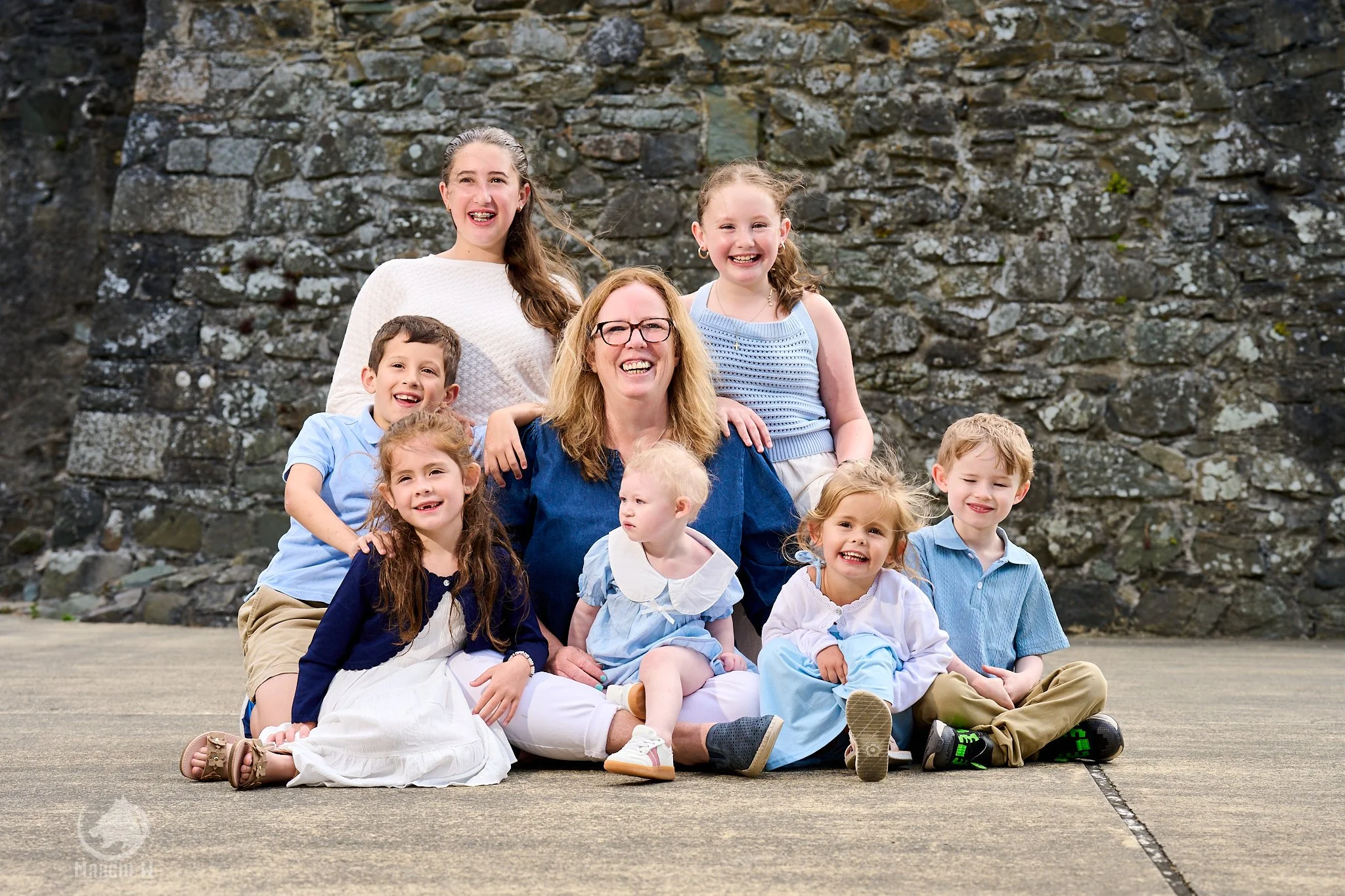 Outdoor family photography session in Carlingford, Co. Louth featuring a three-generation American family exploring Ireland. Captured by Marcin W Photography, Drogheda, specialising in natural, relaxed and vibrant family portraits, holiday photograph