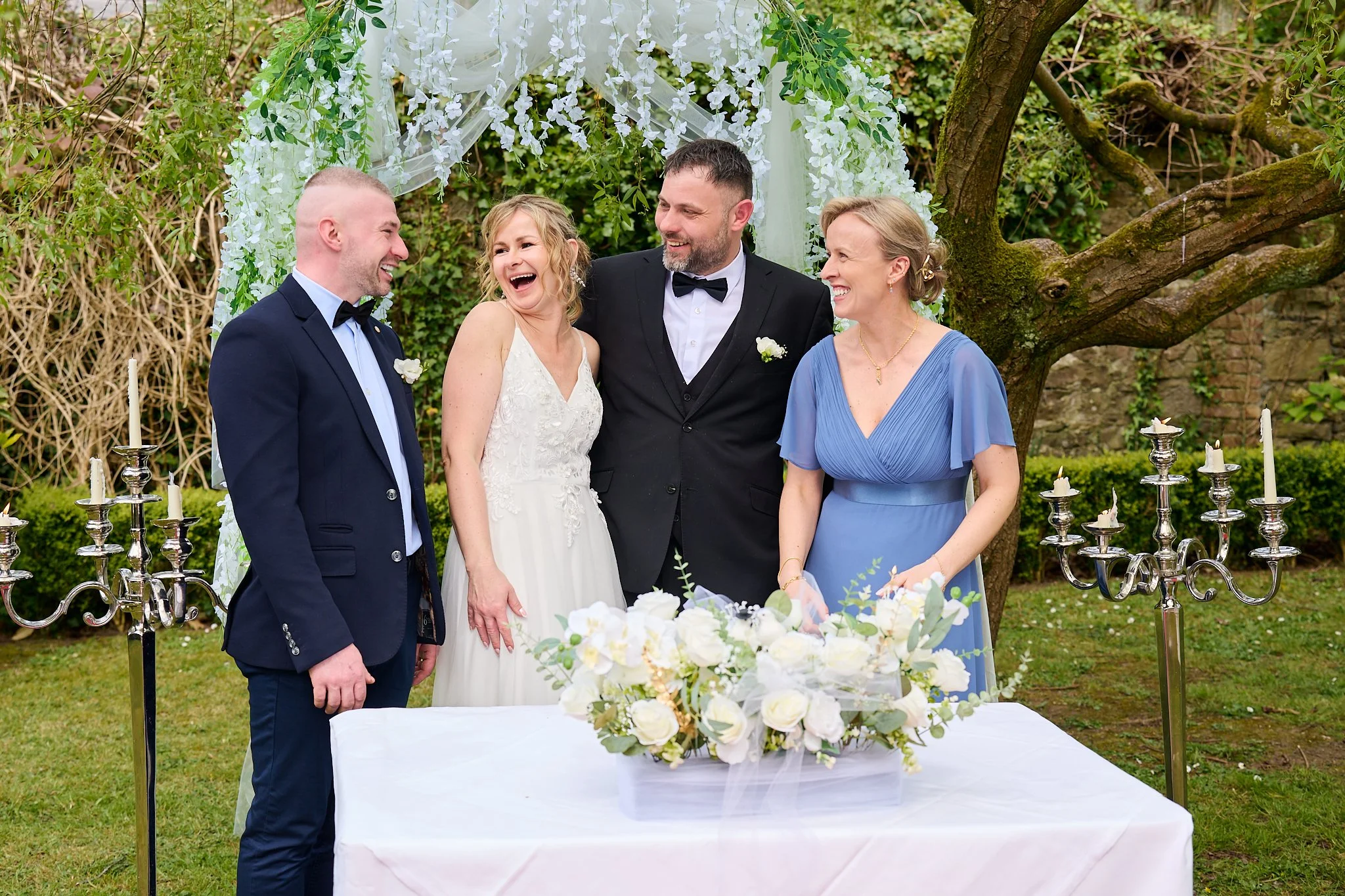 small, intimate, irish, wedding photographer, black, dress, drogheda, ireland, marcin w photography, carlingford, couple, just married, marriage, ceremony, wedding photographer