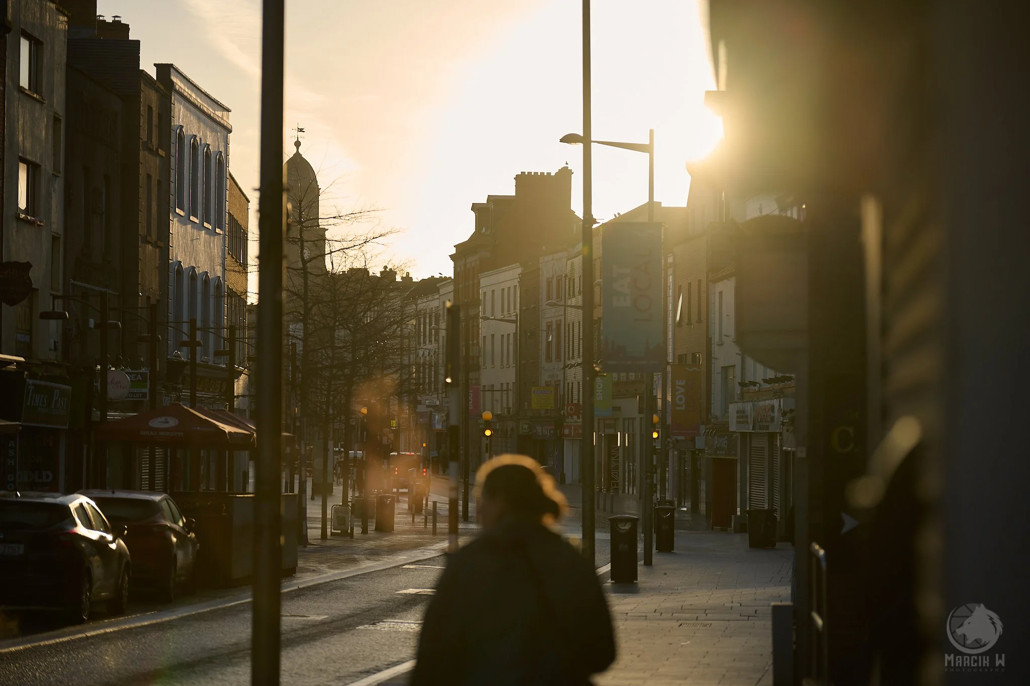 Winter morning at West Street, Drogheda, Ireland