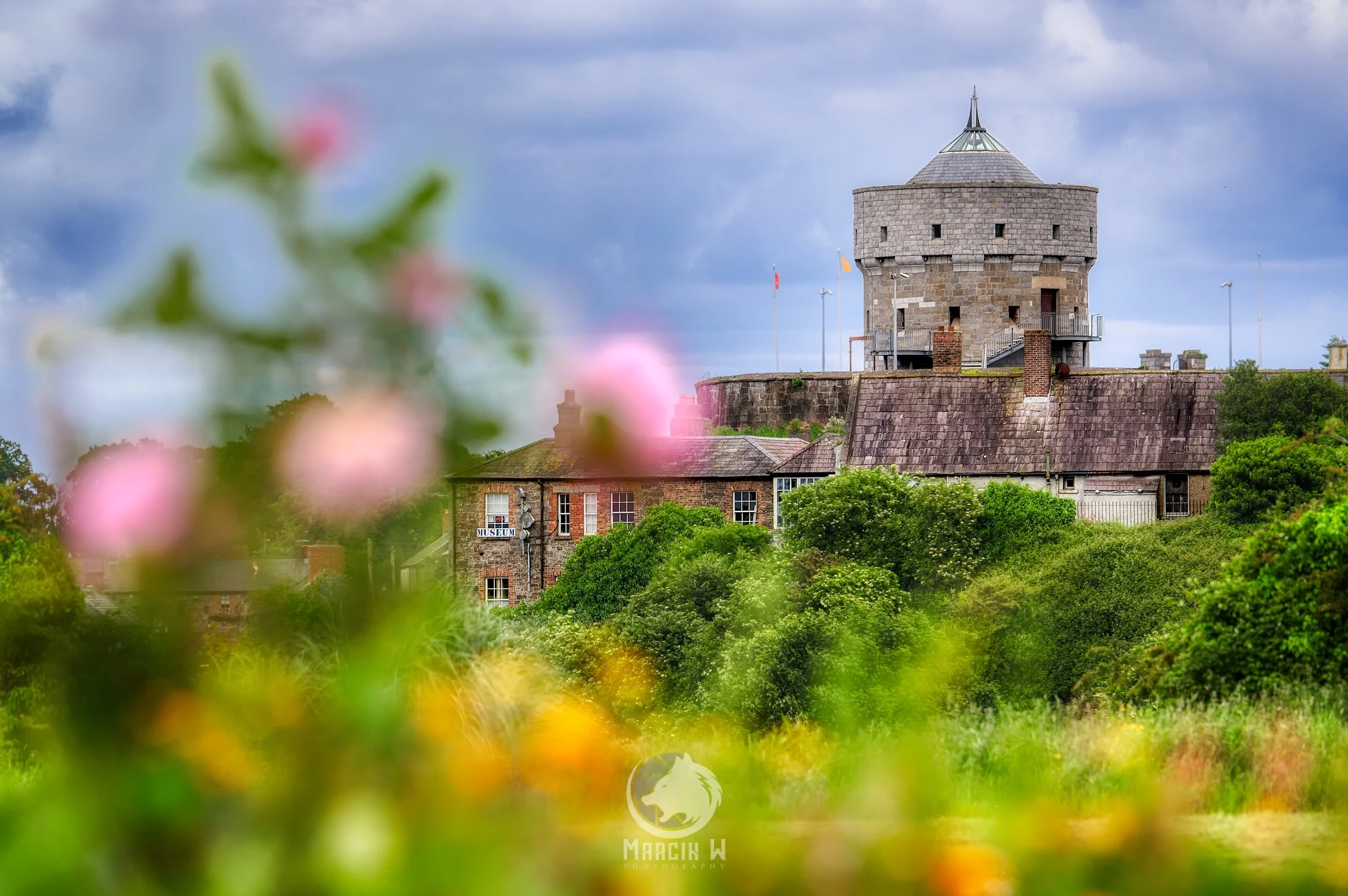 Martello tower at Millmount, Drogheda, Ireland
