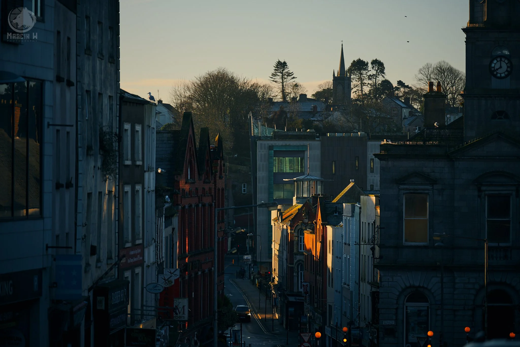 Wake of the day in Drogheda, Peter St, Ireland