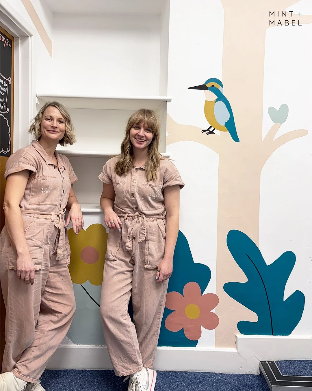 We are Gloucester based artists and we work across the UK on murals, graphic design, and illustration projects. If it's a creative challenge, we're interested!

✉️ 👋 Drop us an email to hello@mintandmabel.com to chat about your project