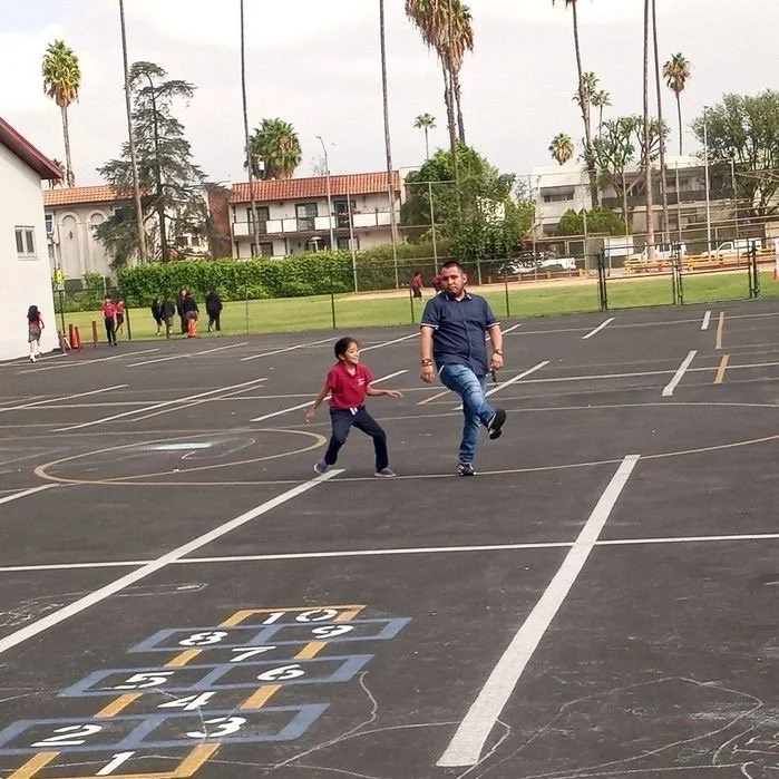 Mr. Edgar and student