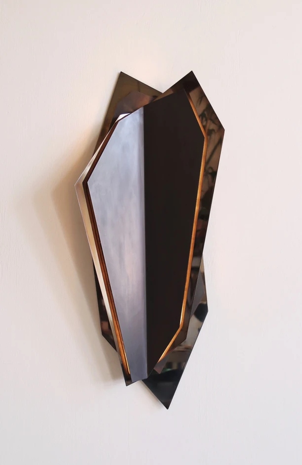 Continuum 900 Wall Sconce - Dark Bronze & Black Chrome