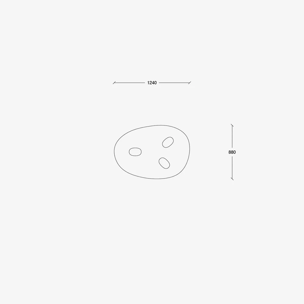 Pebble — Coffee Table | PEB81CT — Made Studio