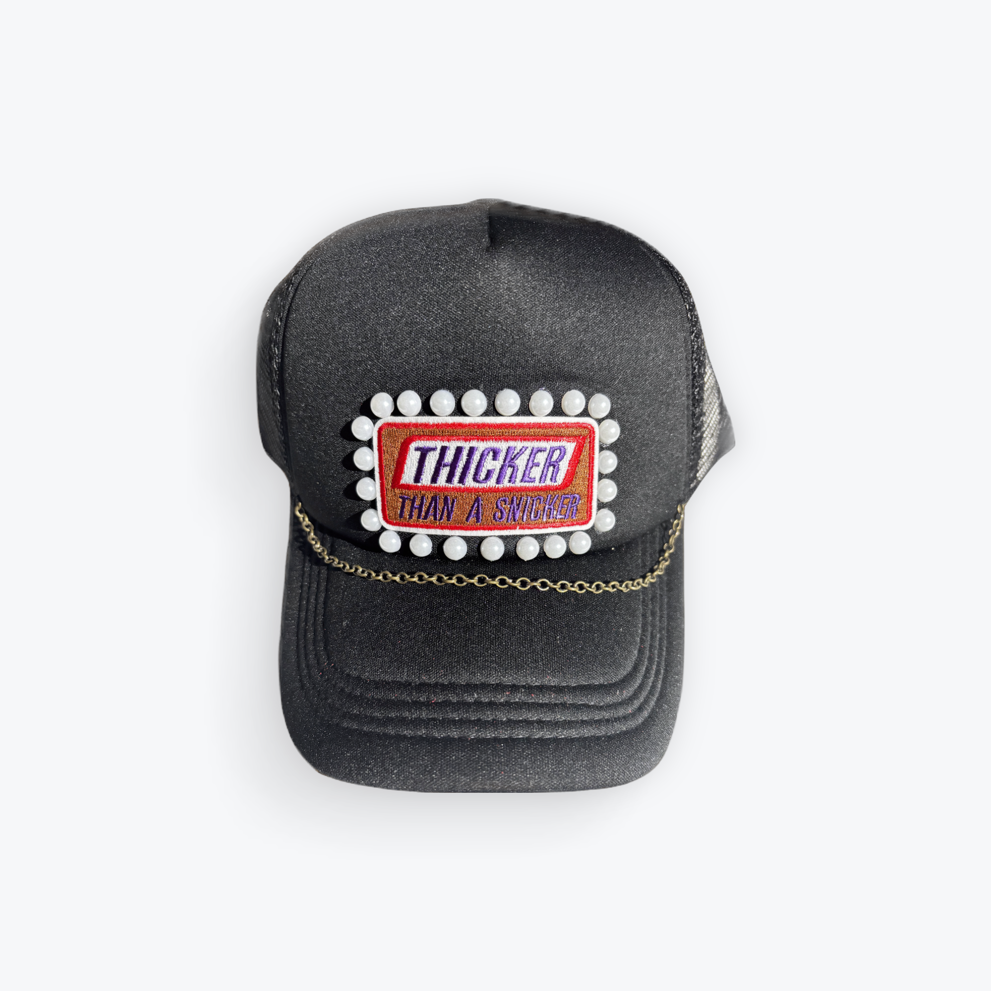 'Thicker Than a Snicker' Statement Trucker Cap