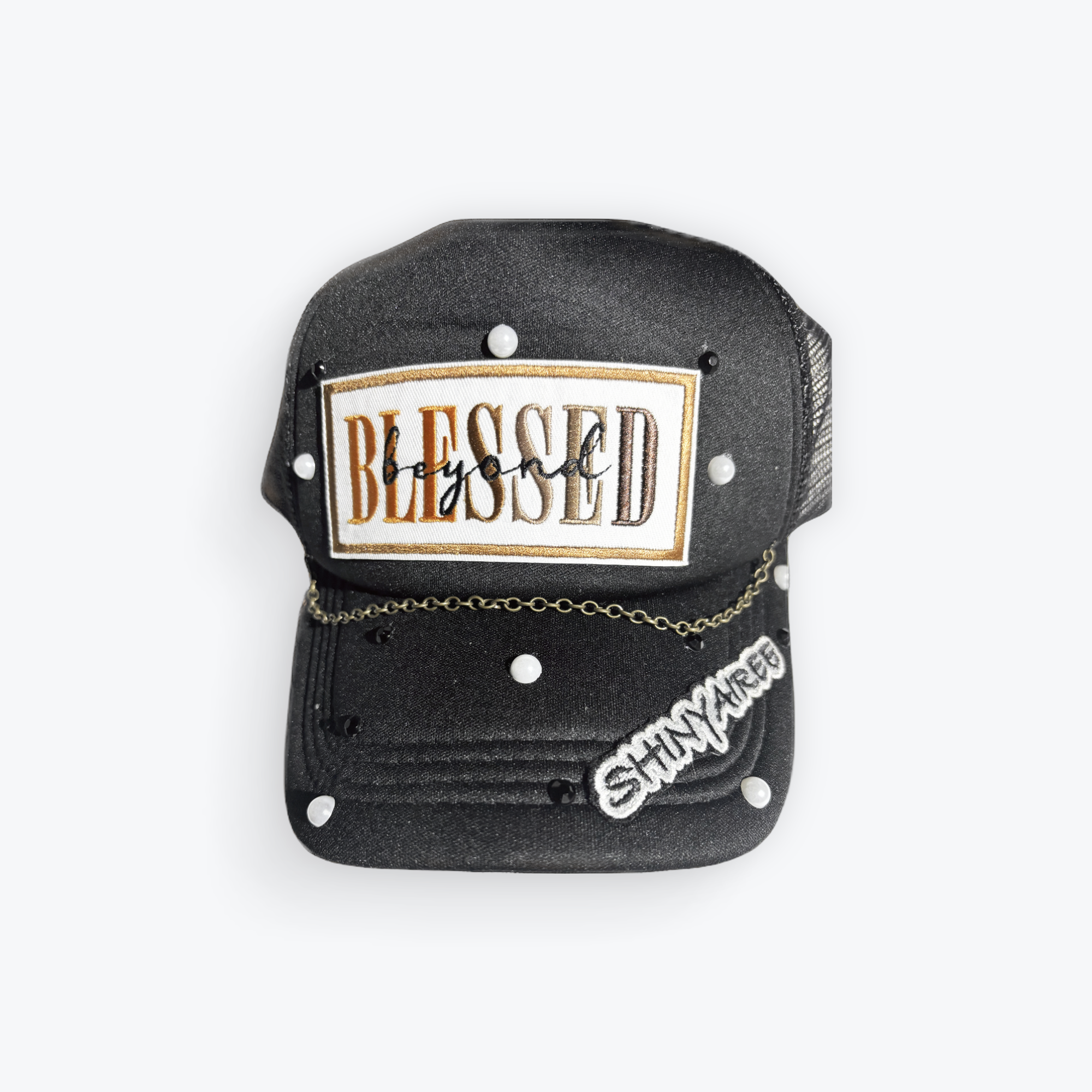 'Blessed Beyond' Embroidered Cap