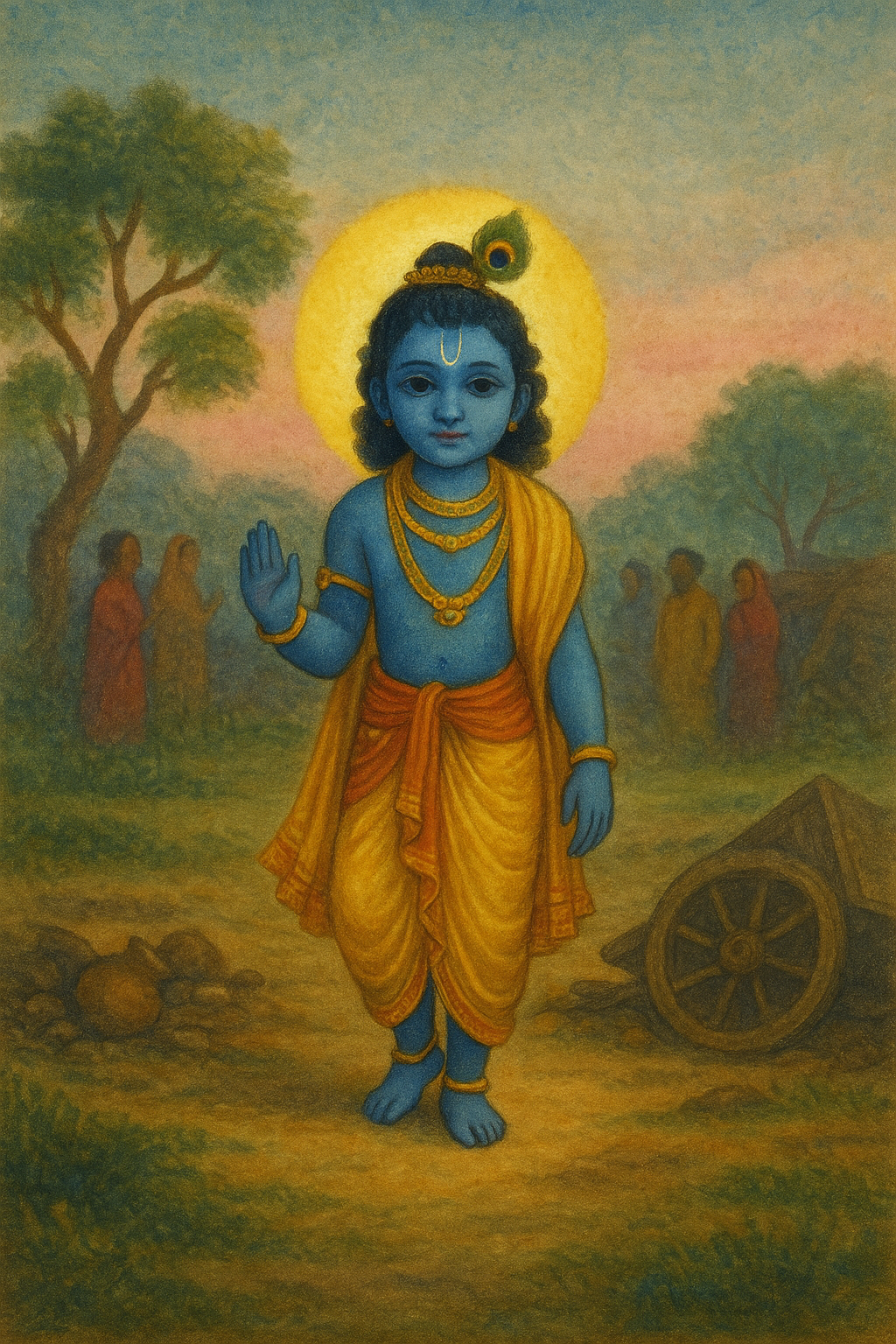 Krishna Leelas: Breaking Carts, Calming Storms, Seeing Universes