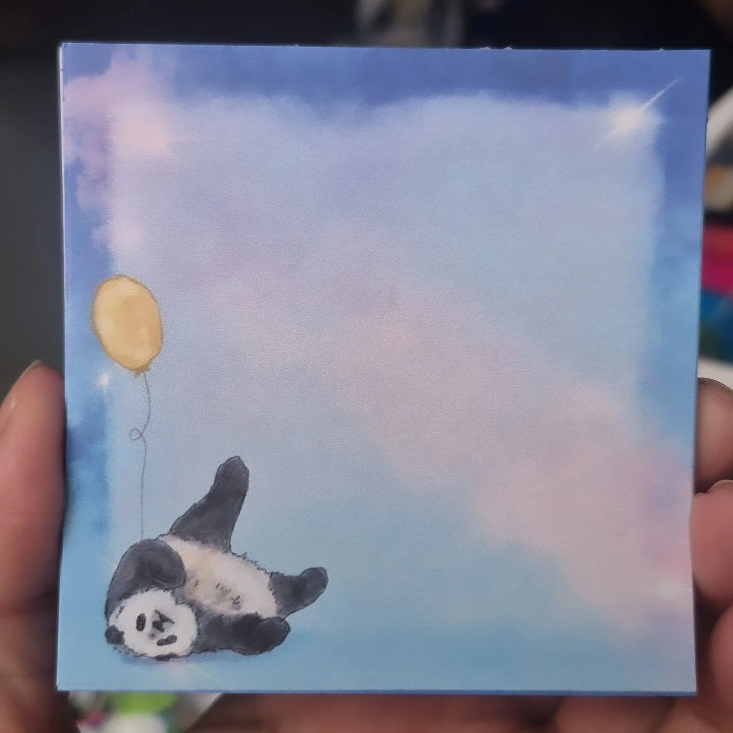 Help space panda travel through these sticky notes