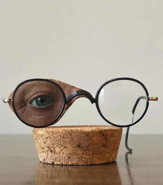 SOLD - WW1 Eye Prosthesis, with glasses